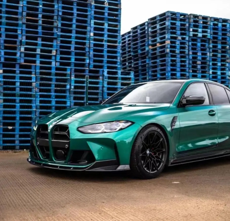 Hot Sale CT Style Dry Carbon Fiber Front Lip for M3 G80 M4 G82 G83 Front  Bumper Lip Car Accessories